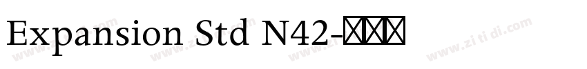 Expansion Std N42字体转换